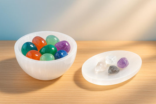 Cleansing Crystals: Selenite Bowls vs Plates