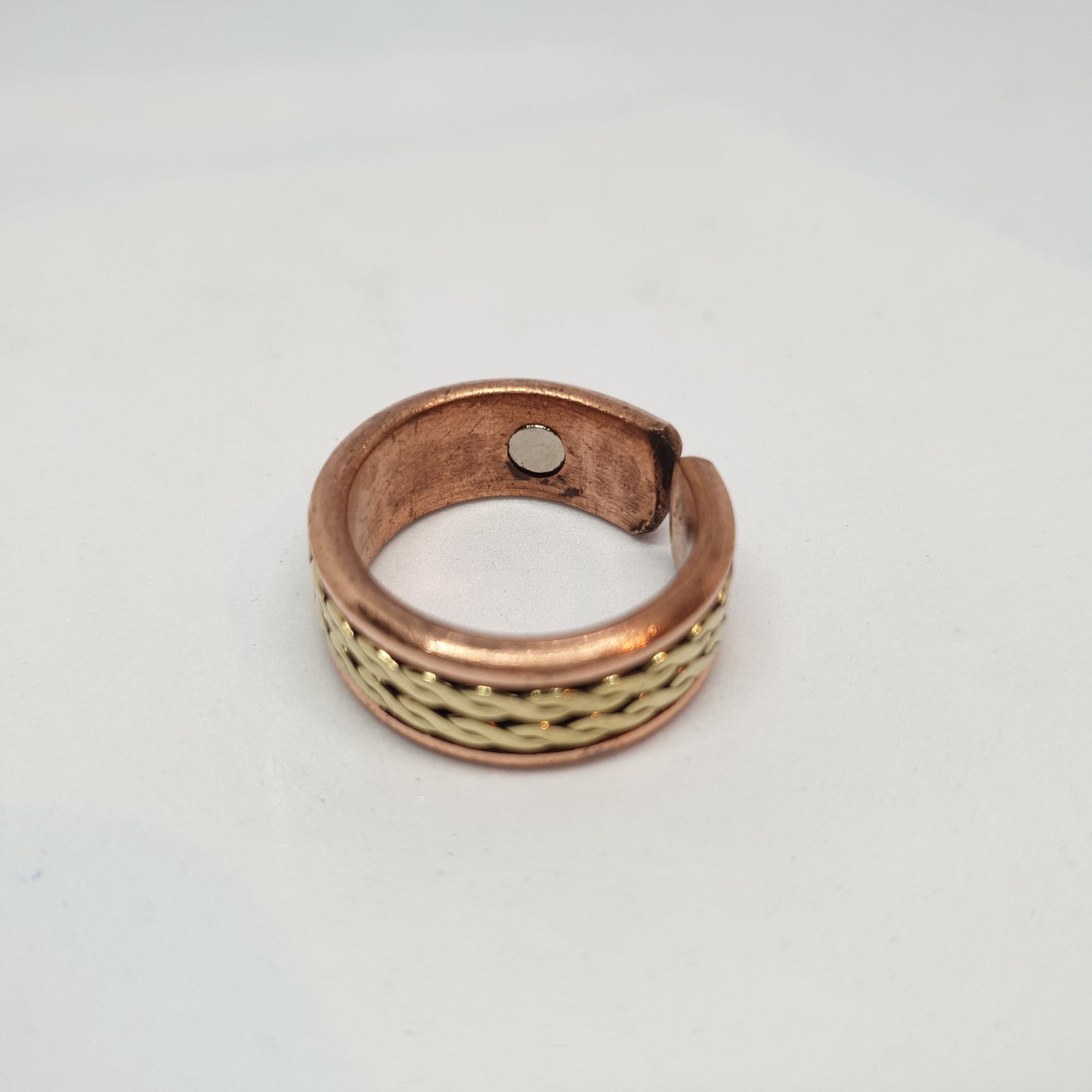 Double Twist Copper Magnetic Ring - Rivendell Shop