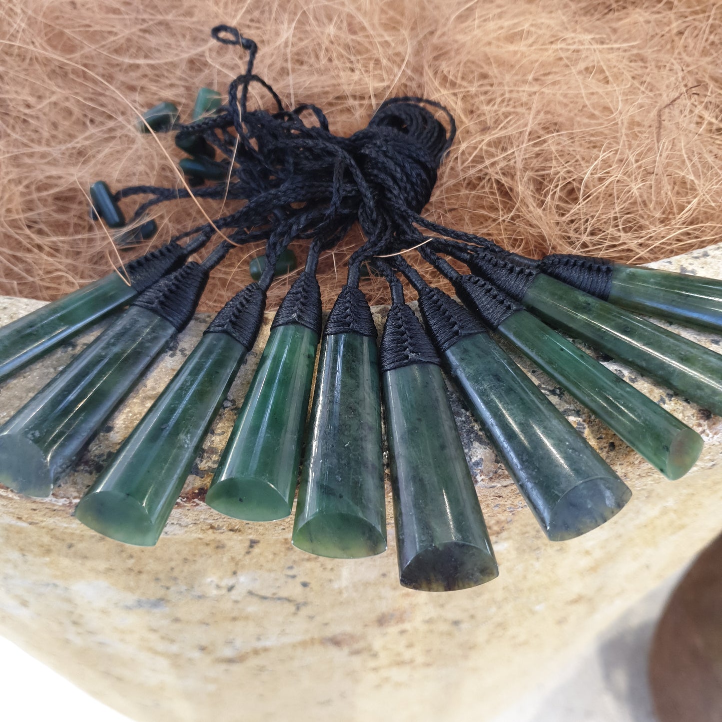 Long Greenstone Toki Pendant - Rivendell Shop