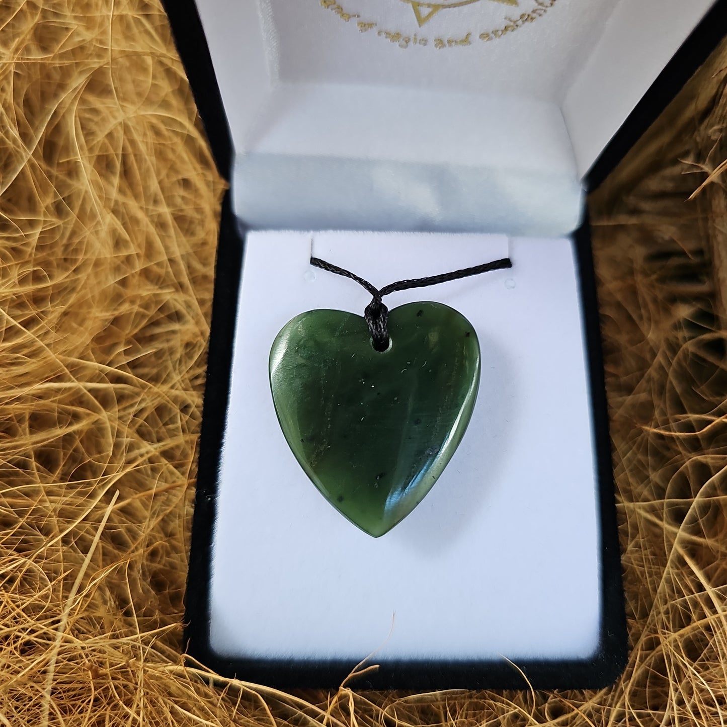 Greenstone heart - Rivendell Shop