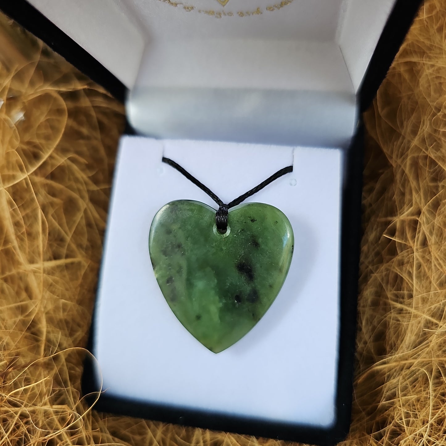 Greenstone heart - Rivendell Shop