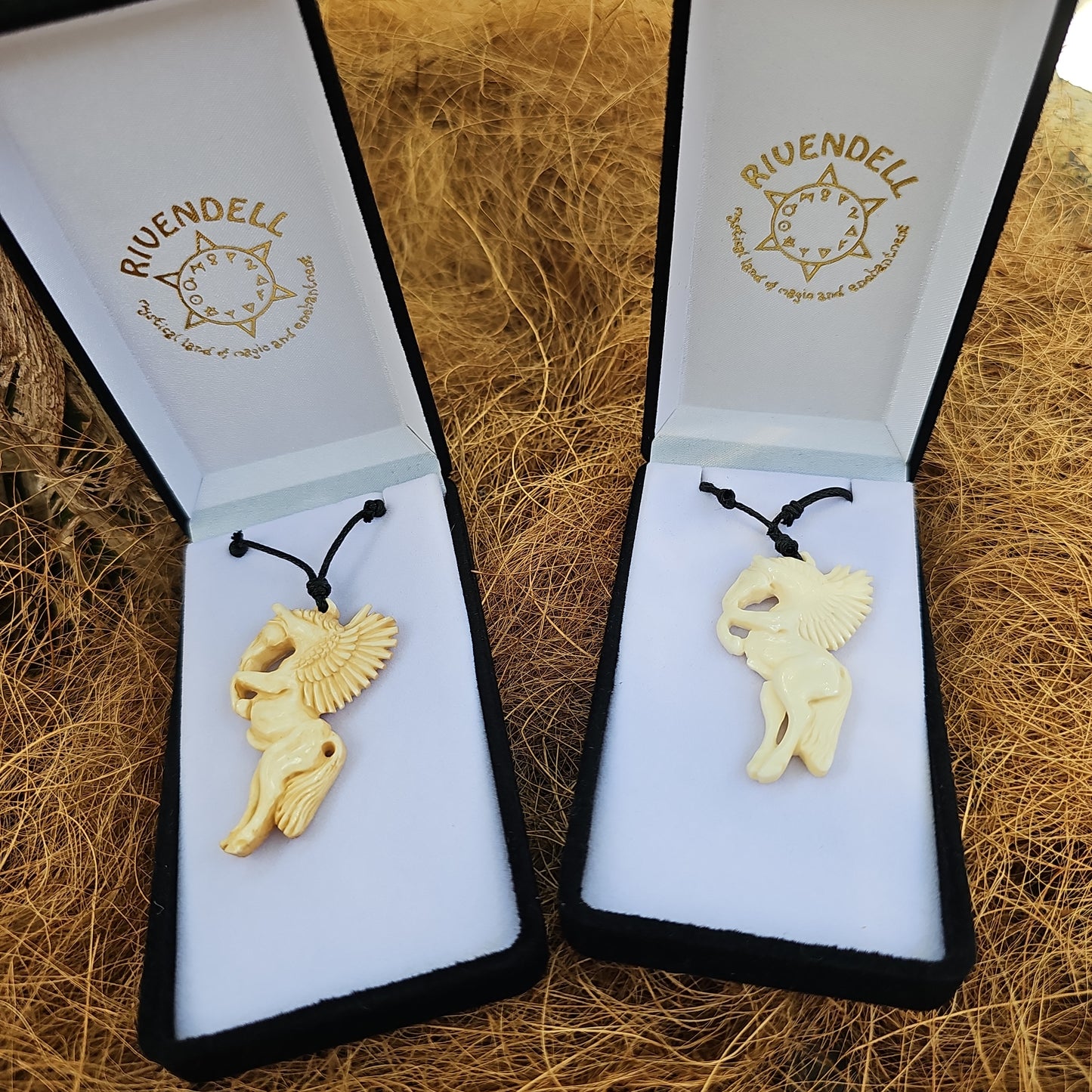 Pegasus Bone Carving - Rivendell Shop