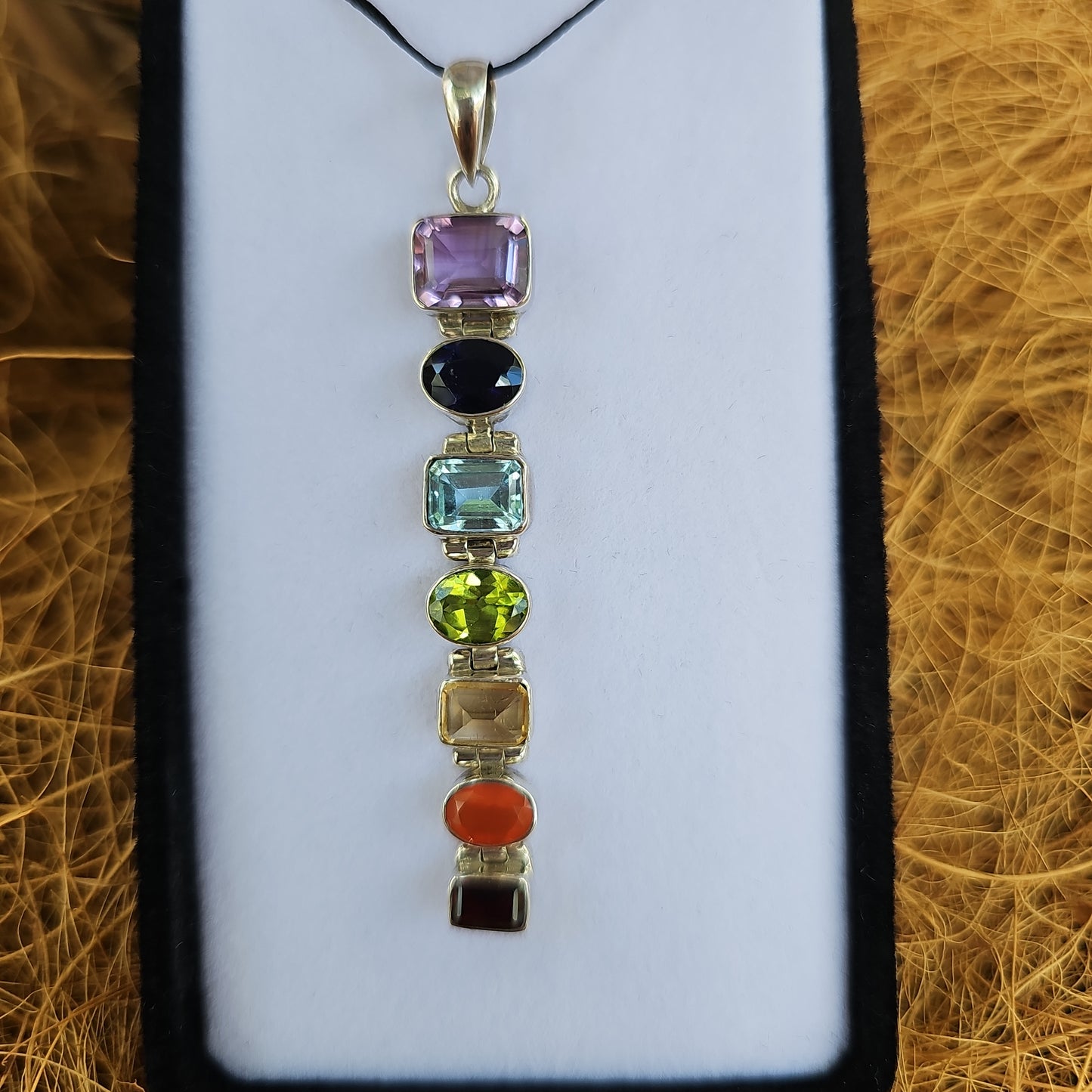 Chakra 925 Sterling Silver Pendant - Rivendell Shop