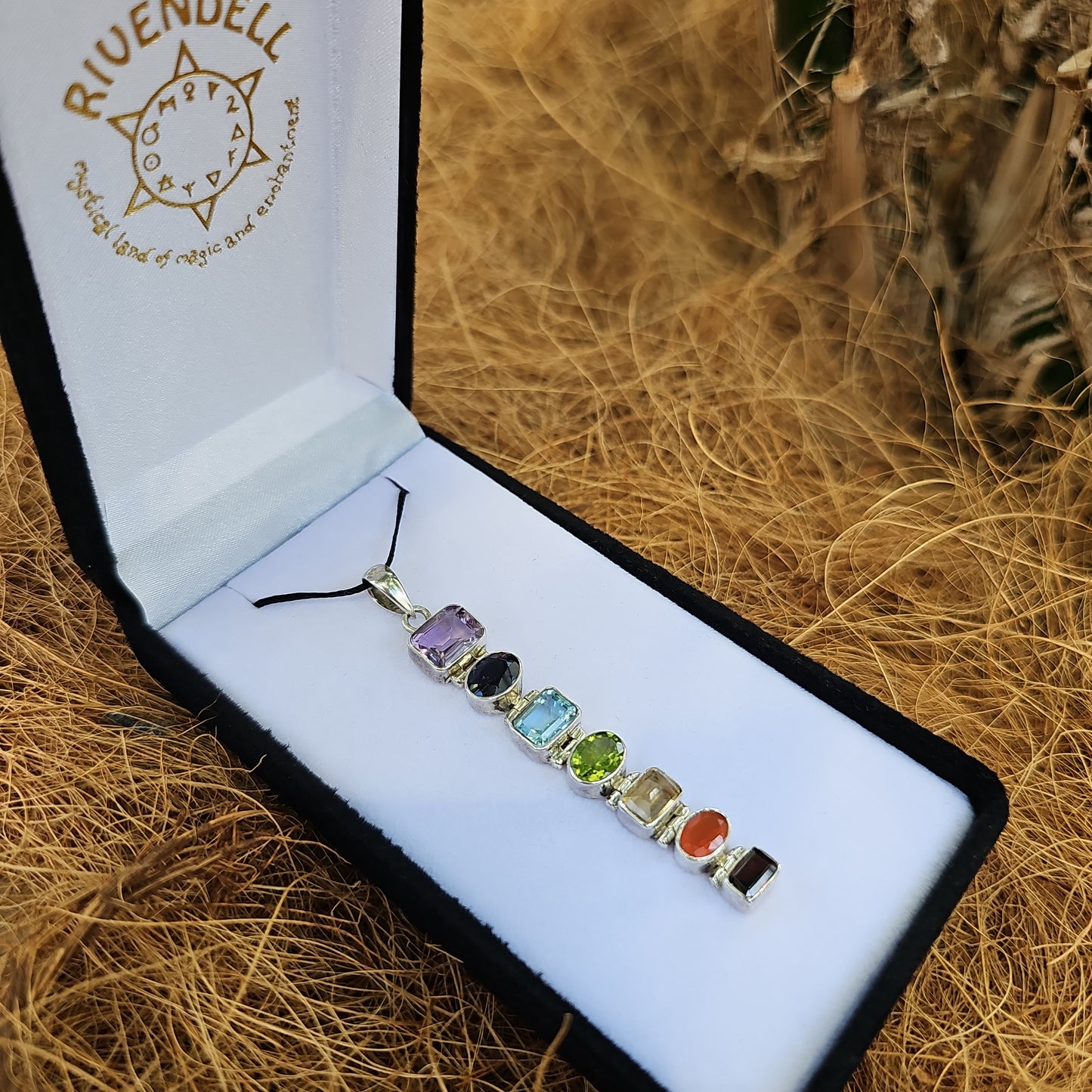 Chakra 925 Sterling Silver Pendant - Rivendell Shop