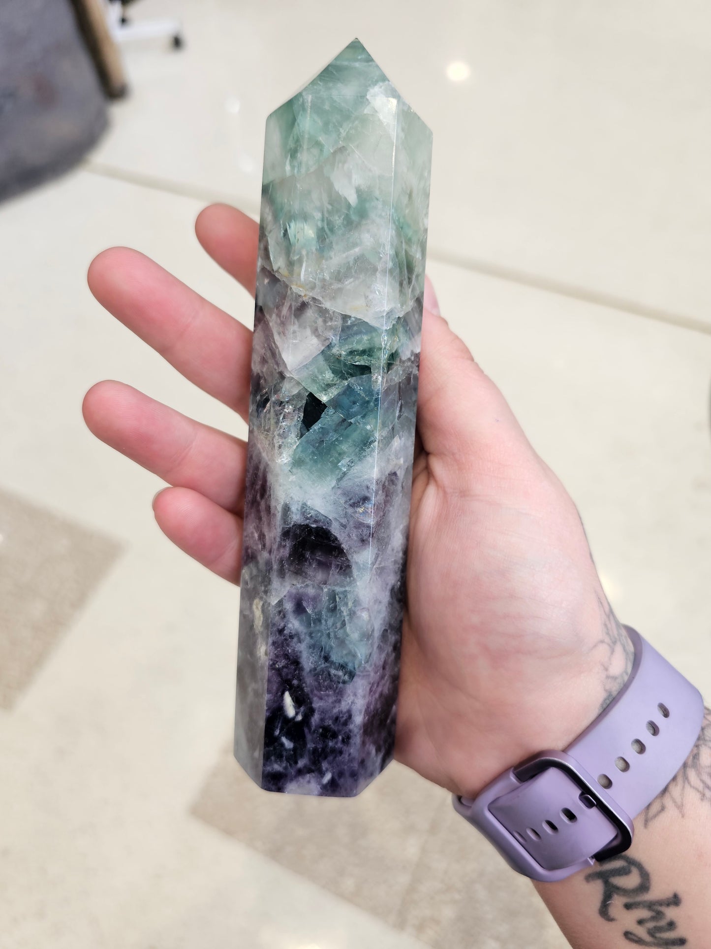 Fluorite Crystal Point - Rivendell Shop