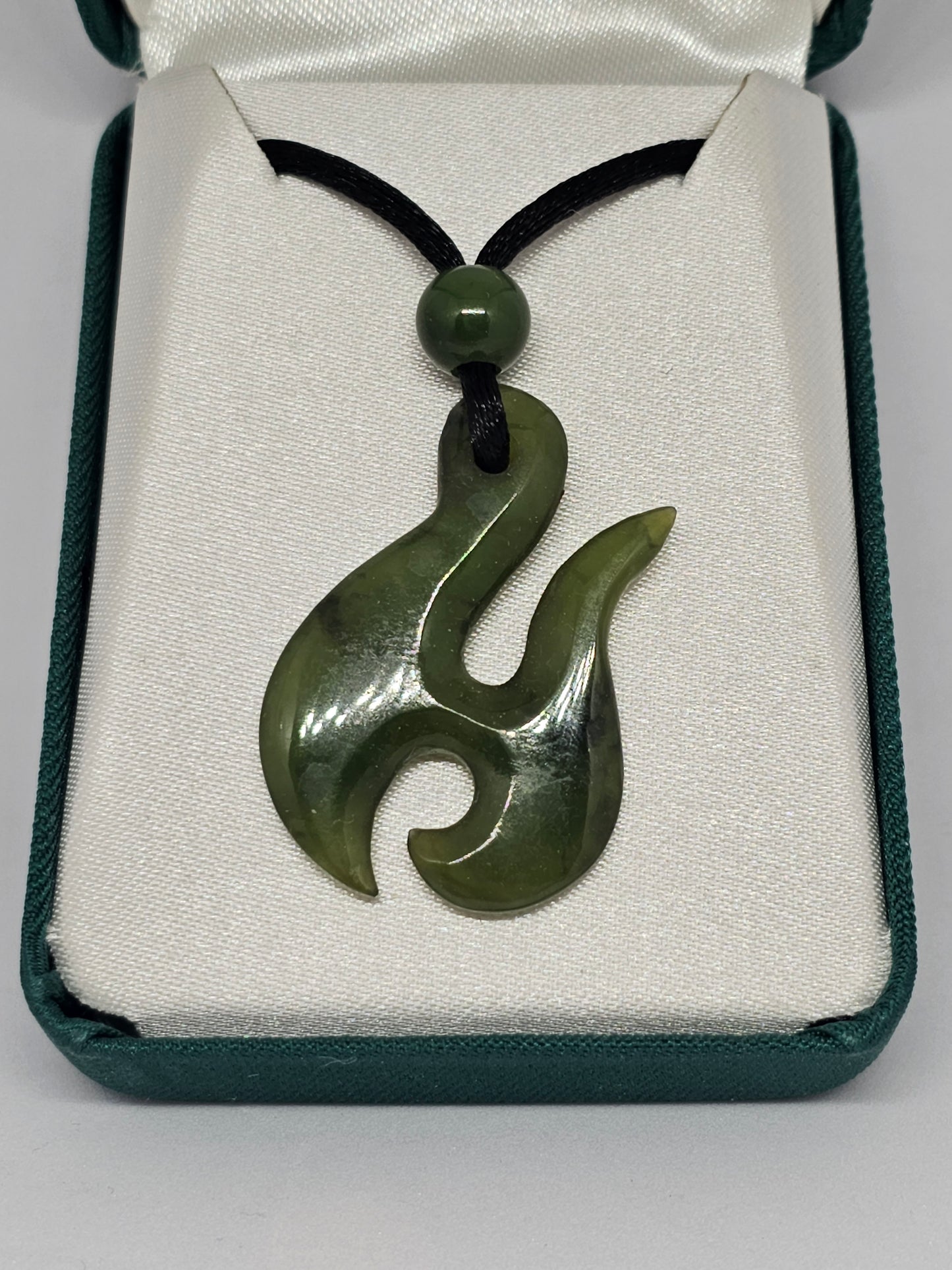 Greenstone Hei Matau Pendant - Rivendell Shop