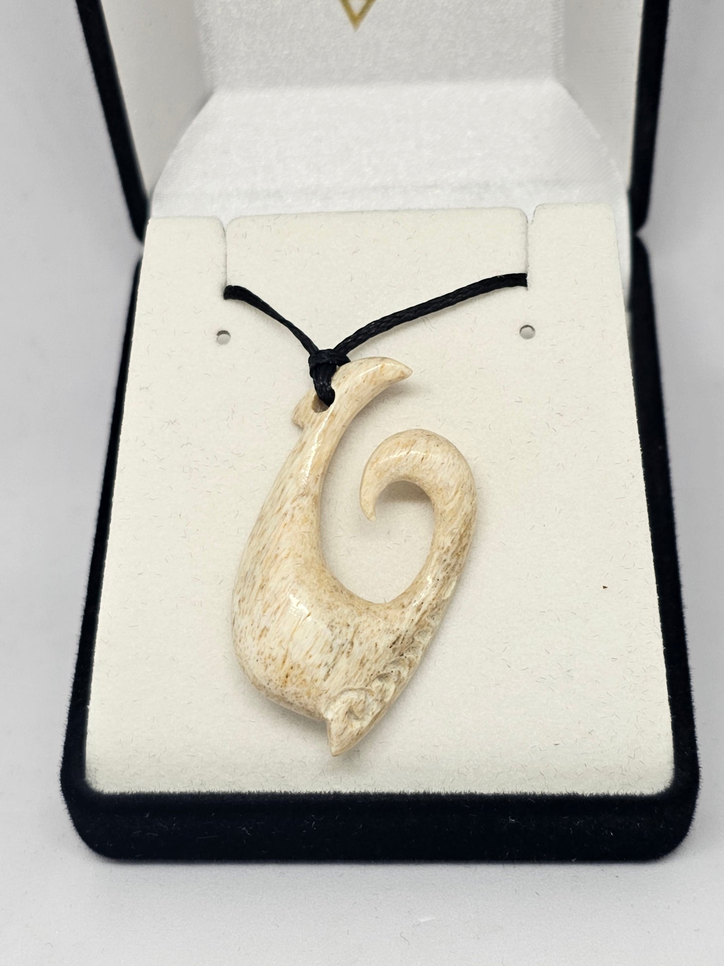 Whale bone - hei matau - Rivendell Shop
