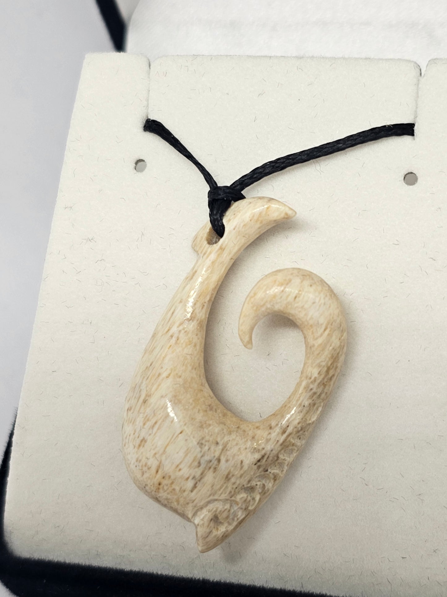 Whale bone - hei matau - Rivendell Shop