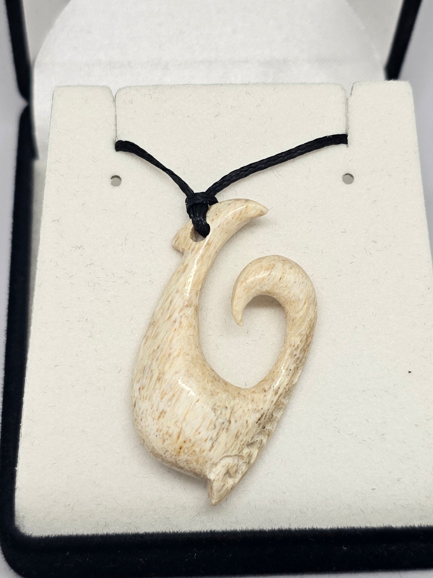 Whale bone - hei matau - Rivendell Shop
