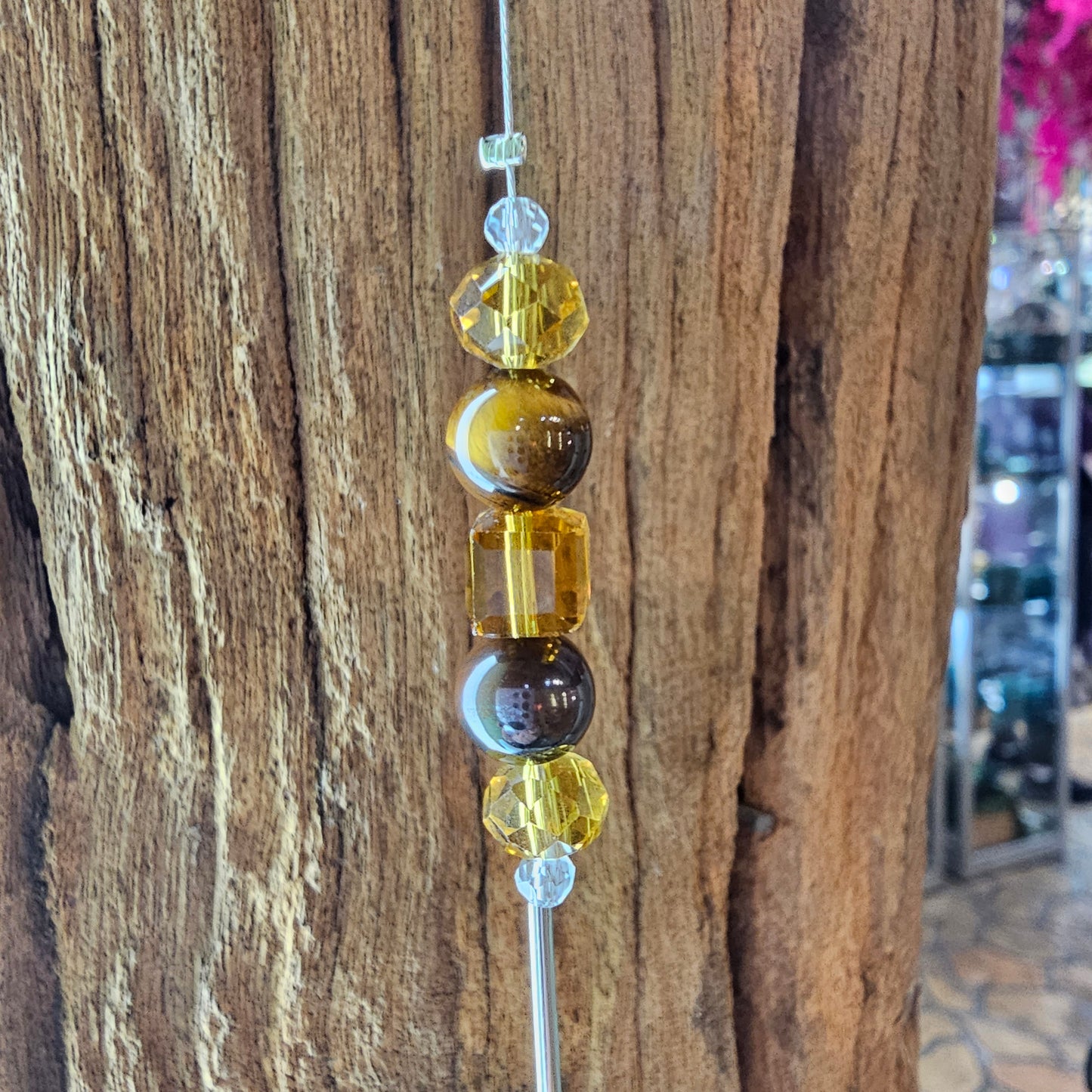 Aurora Crystal with Tige's Eye (Grounding) - Rivendell Shop