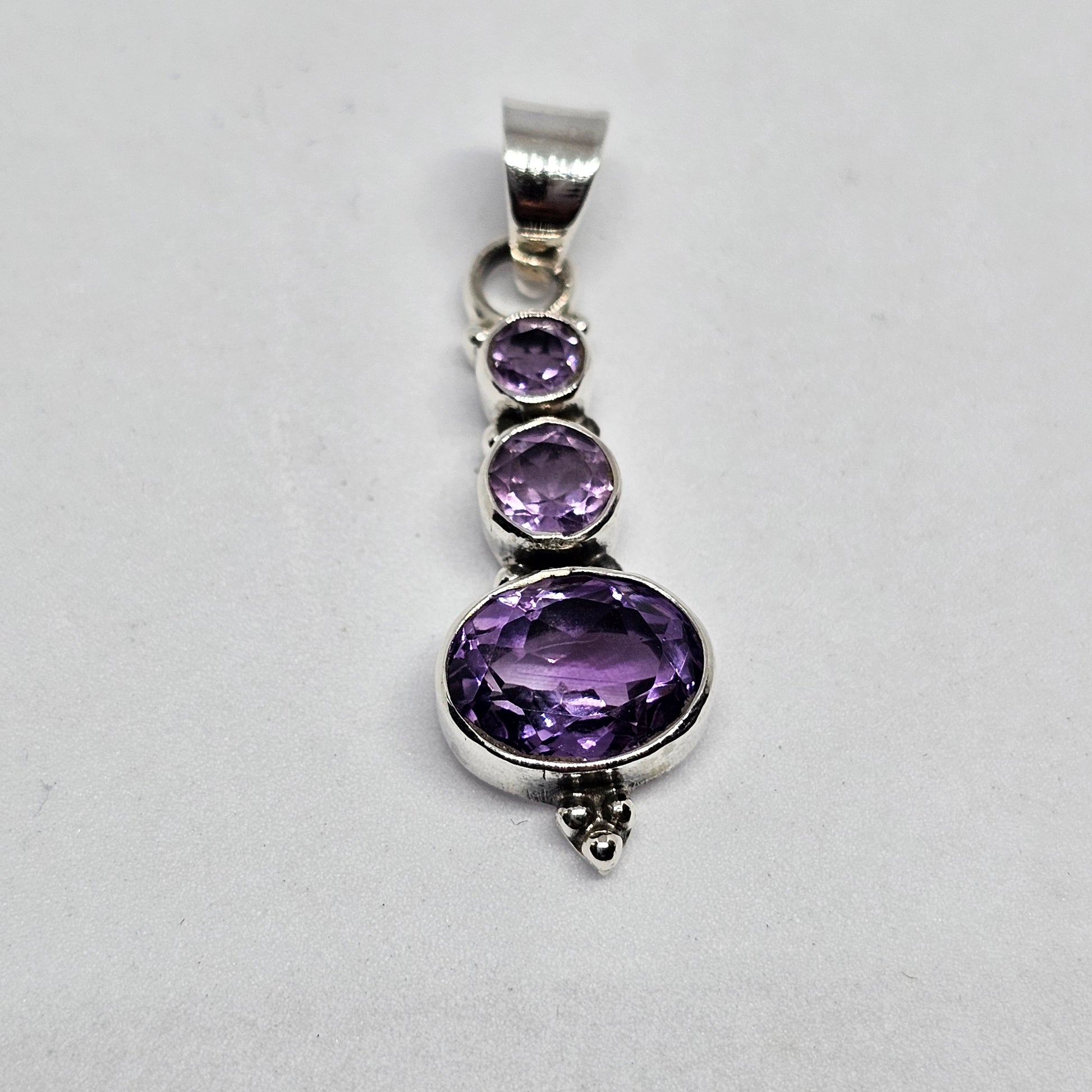 Amethyst Pendant 3 pices - Rivendell Shop