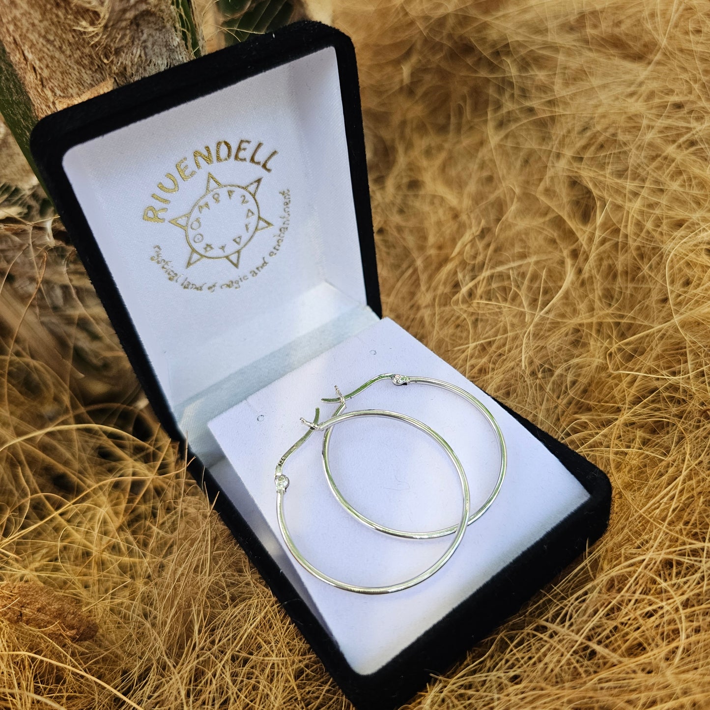 Sterling Silver 925 Hoop Earrings - Rivendell Shop