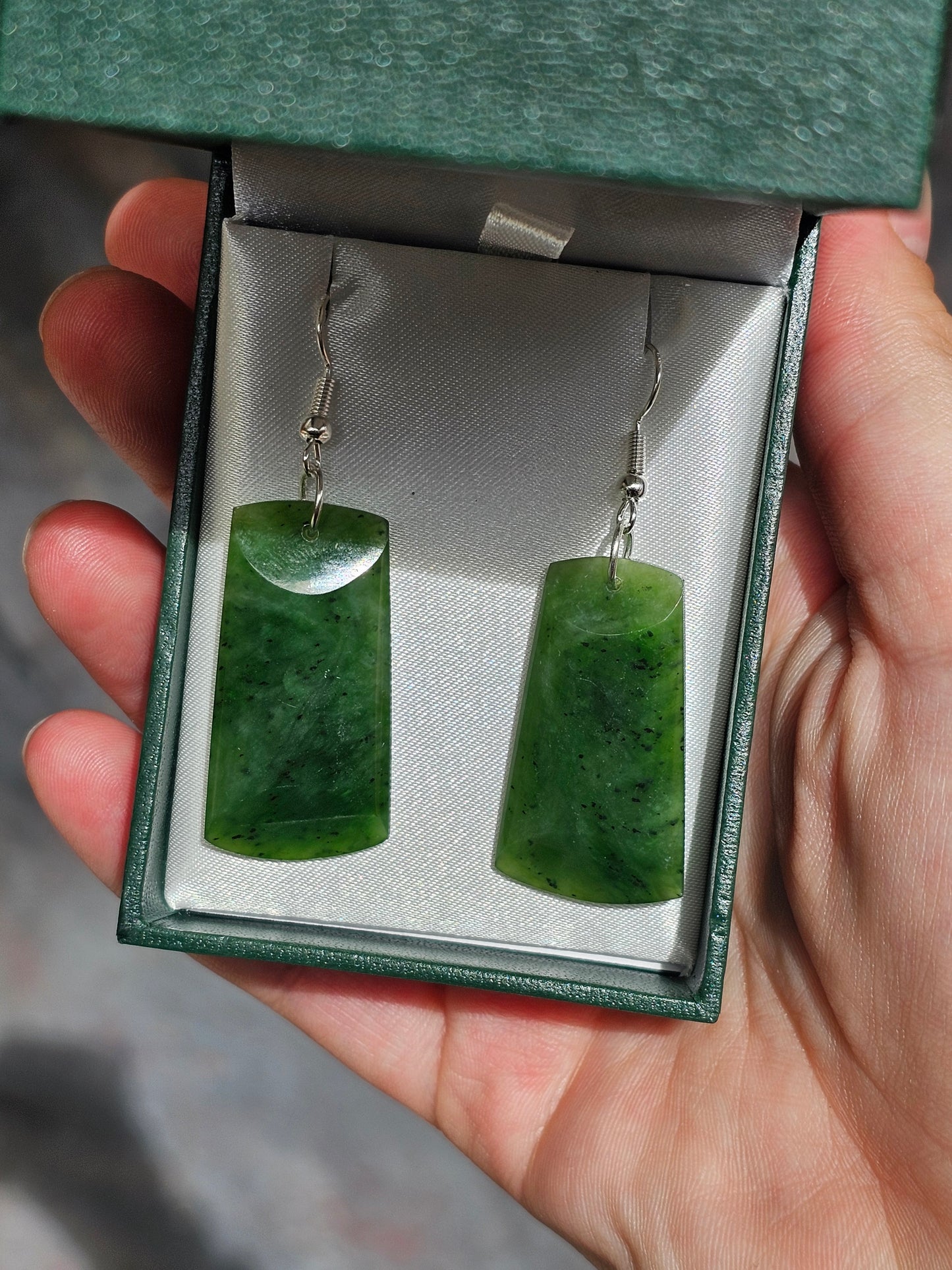 Greenstone Drop Earrings - Rivendell Shop