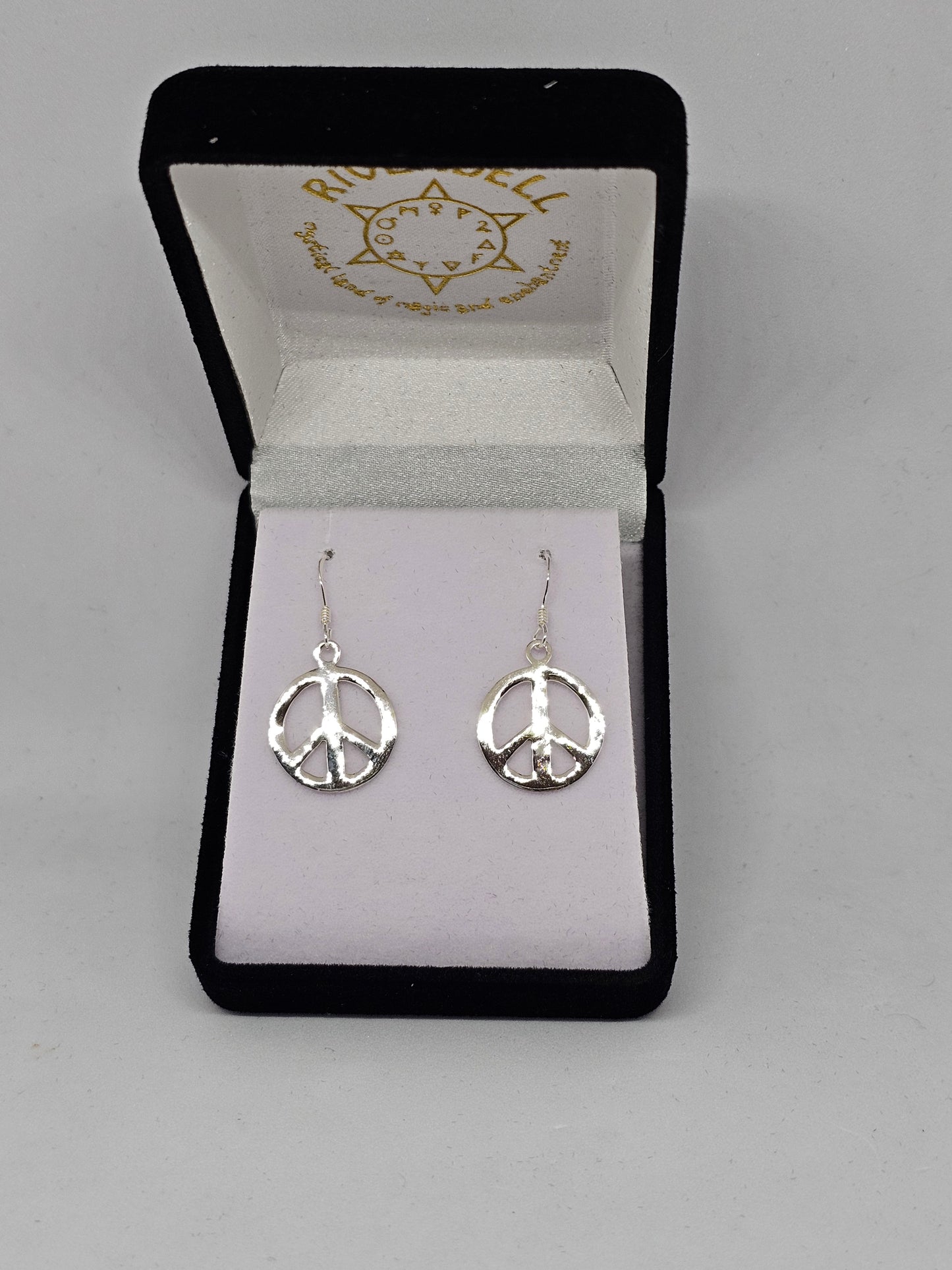 Peace Sign Earrings - Rivendell Shop
