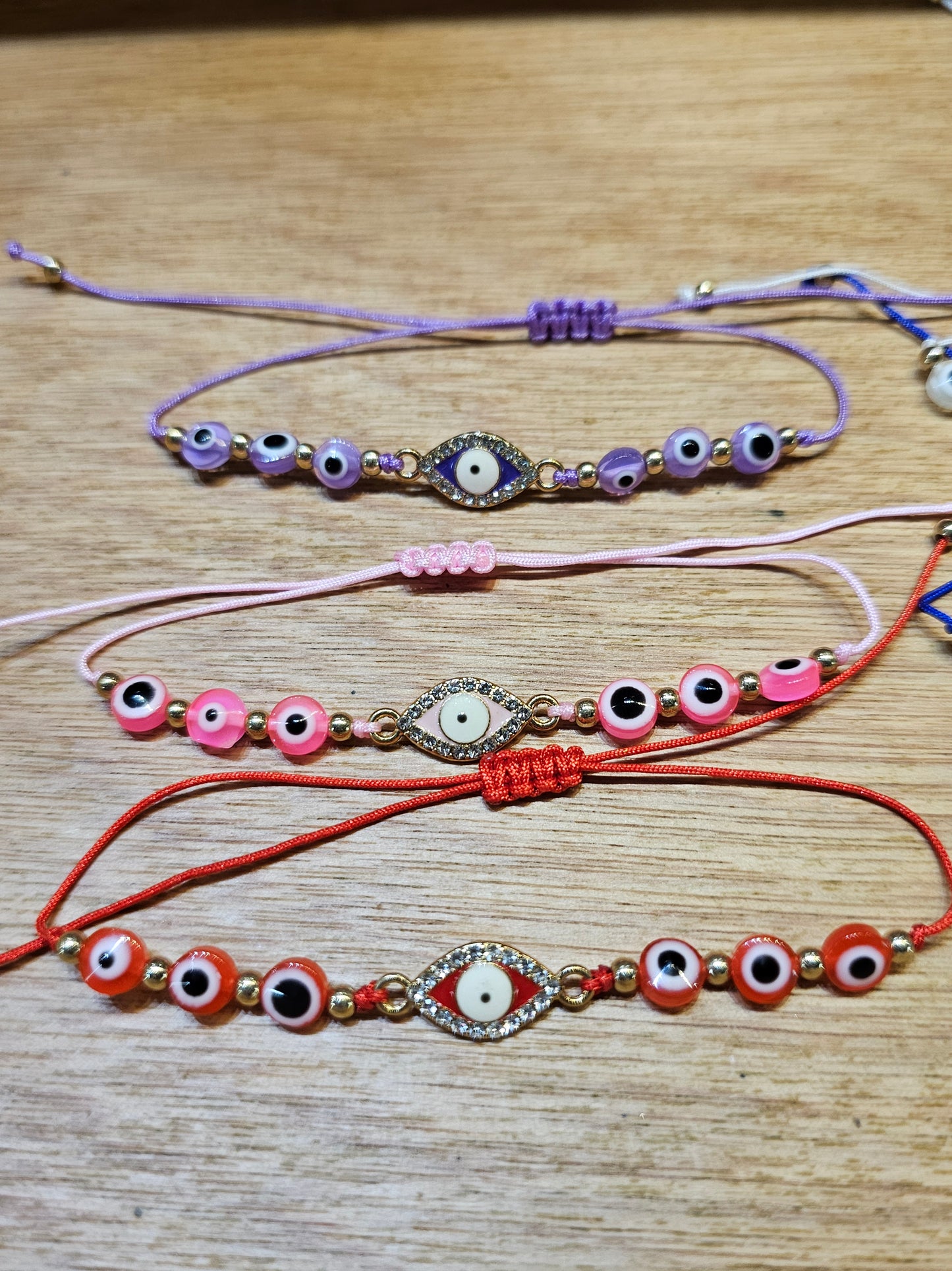Evil Eye Wax Bracelet - Assorted - Rivendell Shop