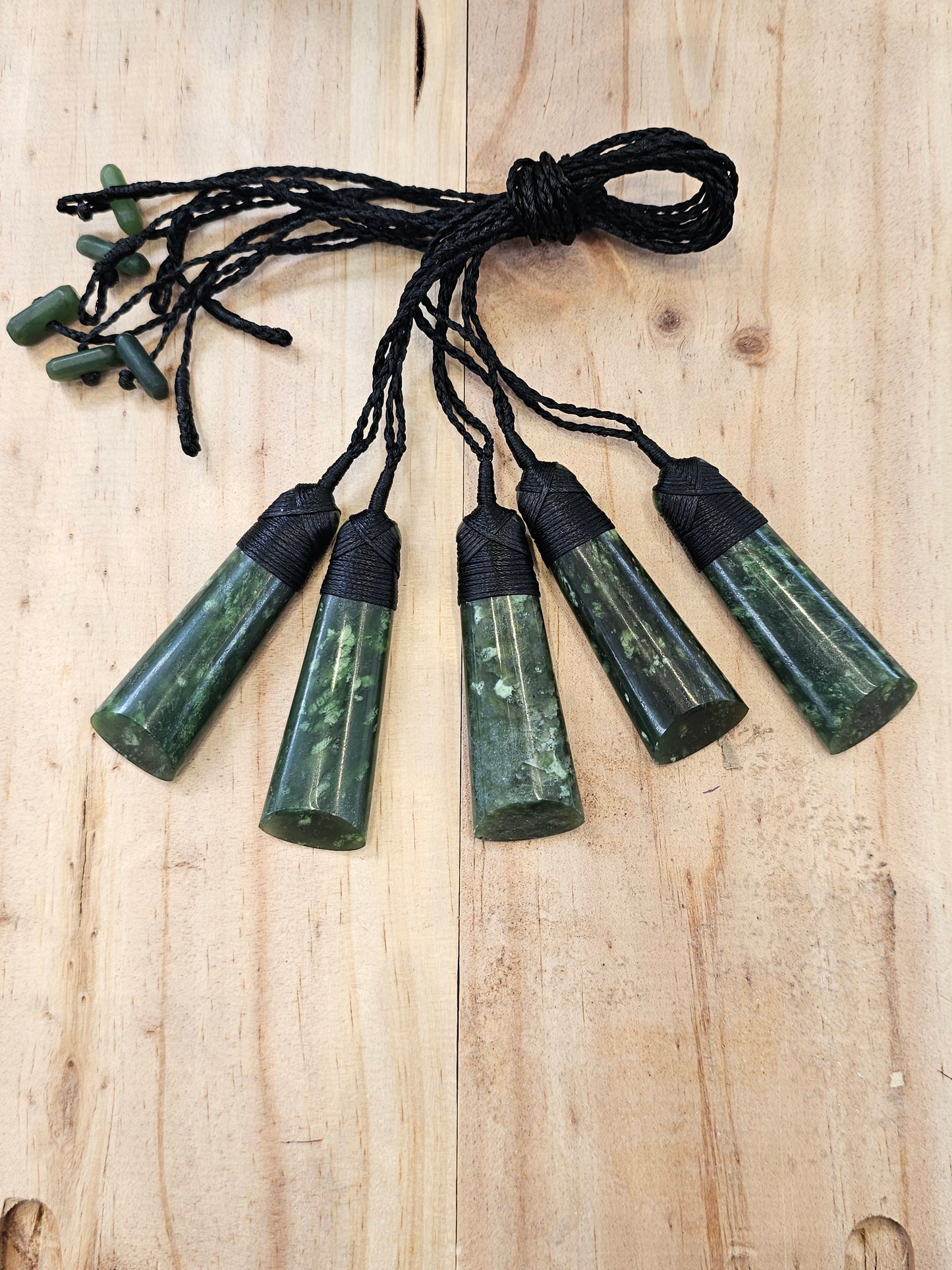Greenstone Toki Pendant 60x20mm - Rivendell Shop