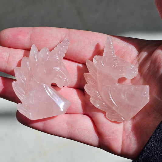 Rose Quartz Unicorn - Rivendell Shop