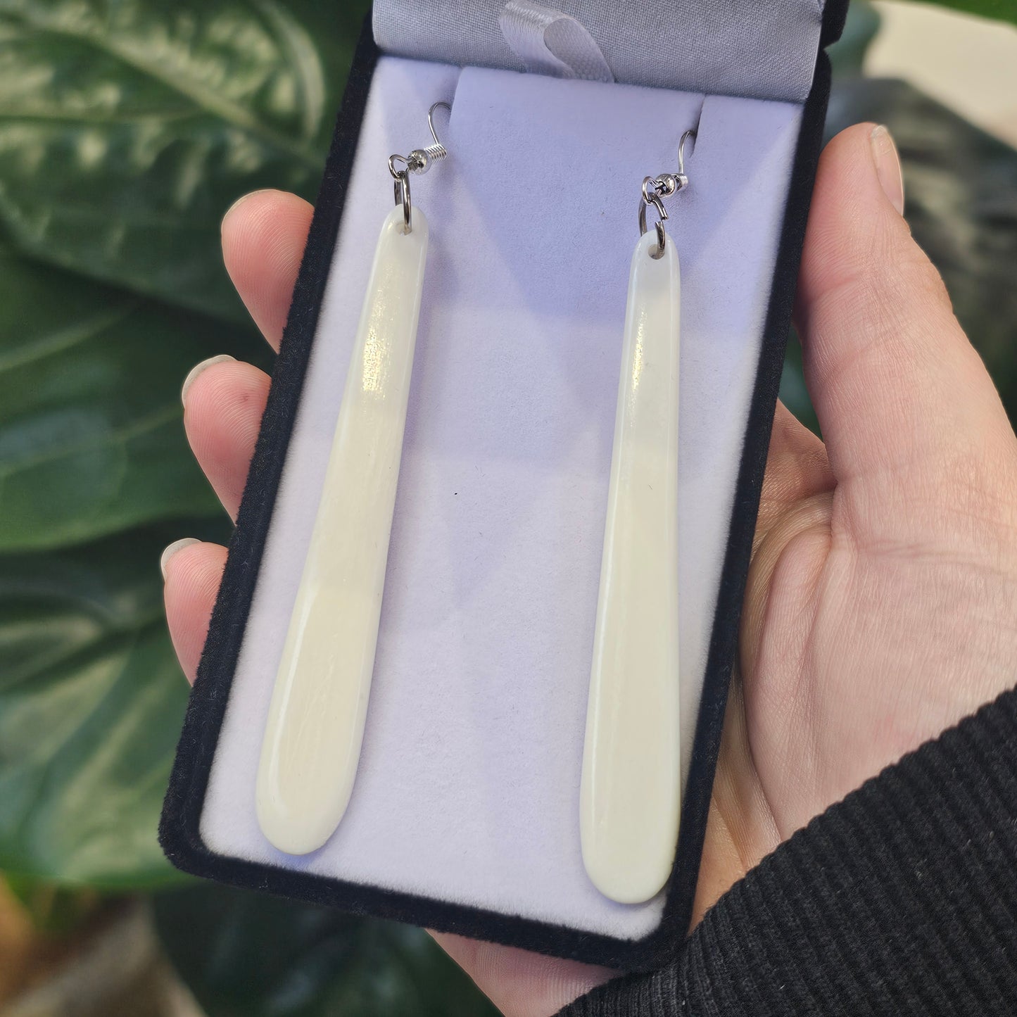 Long Bone Earrings Traditional - Rivendell Shop