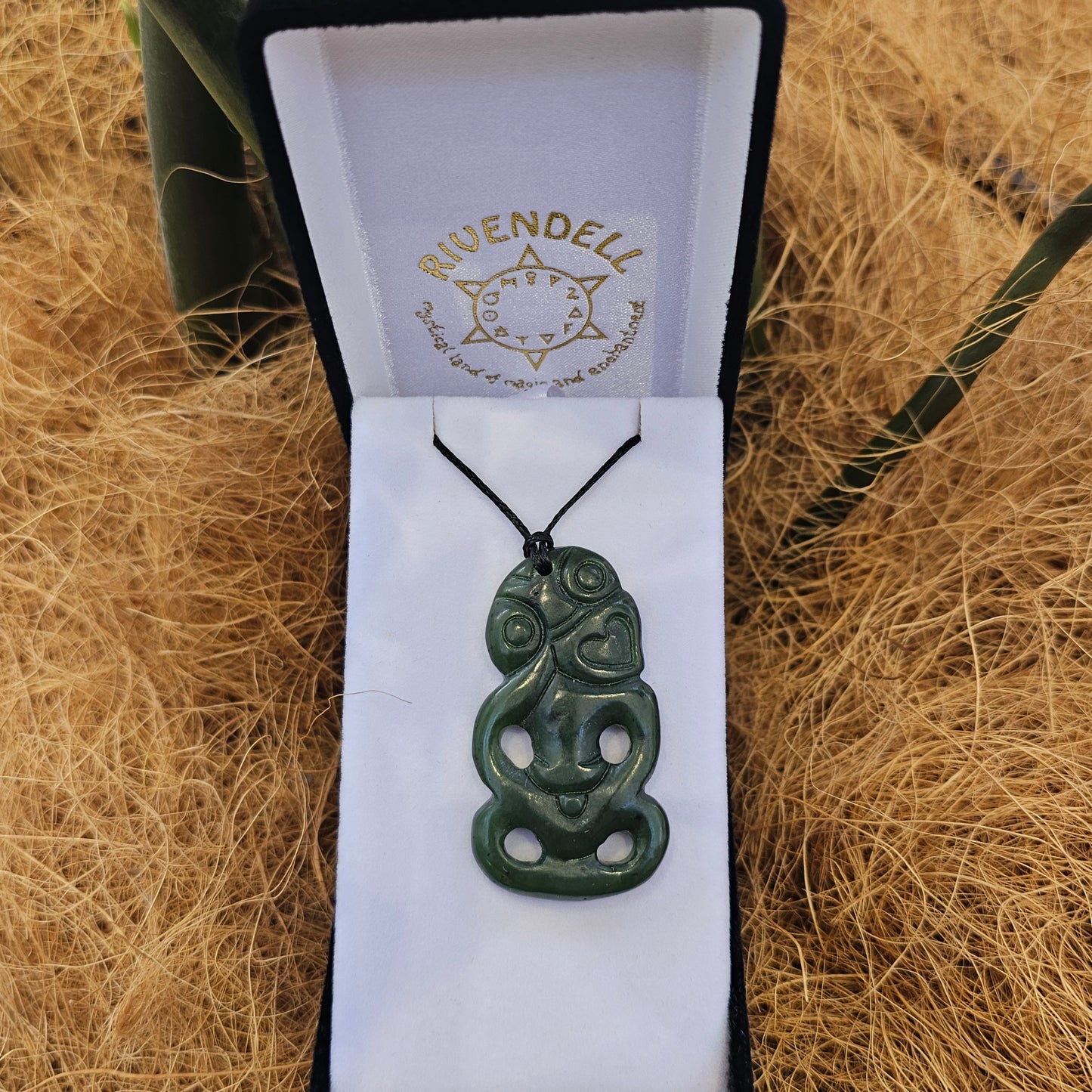 Greenstone Pendant - Hei Tiki - Rivendell Shop