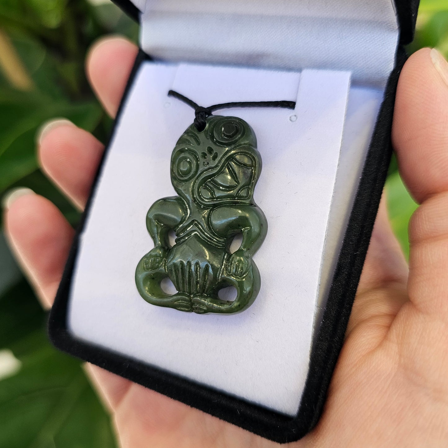 Greenstone Pendant - Hei Tiki - Rivendell Shop