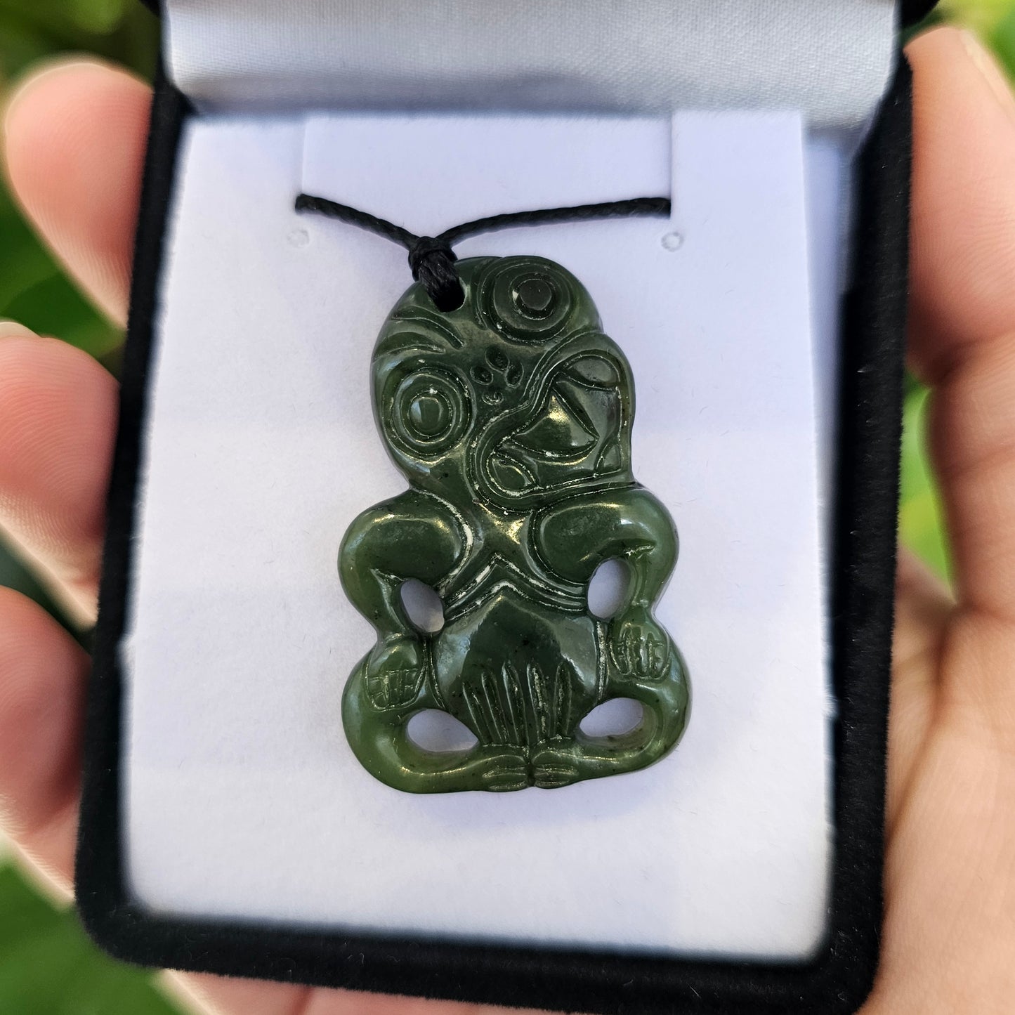 Greenstone Pendant - Hei Tiki - Rivendell Shop