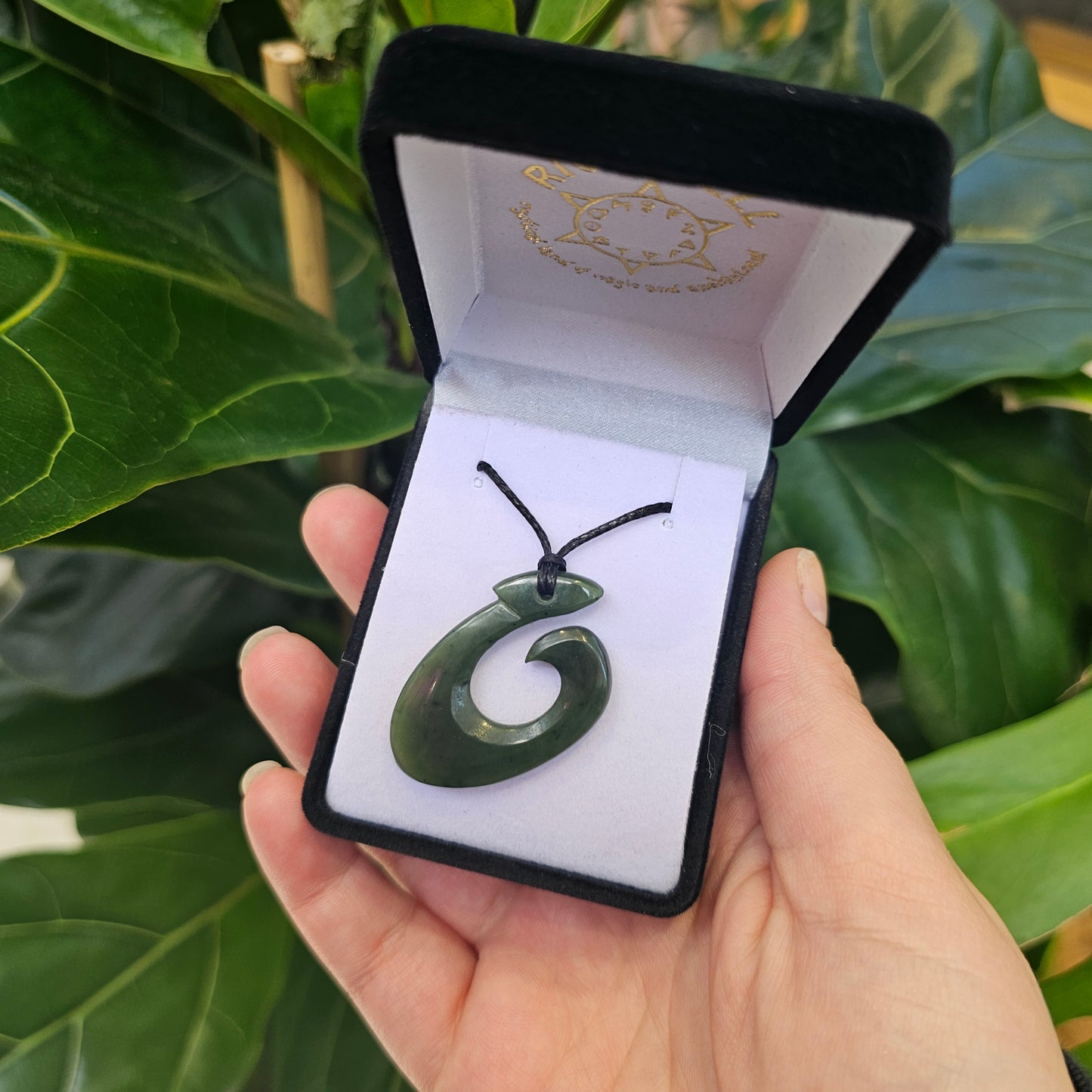Hei Matau Fish Hook Greenstone Pendant - Rivendell Shop