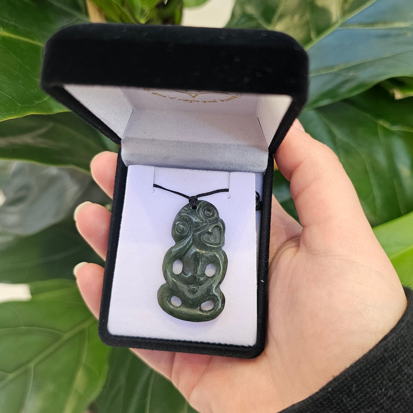 Greenstone Pendant - Hei Tiki - Rivendell Shop