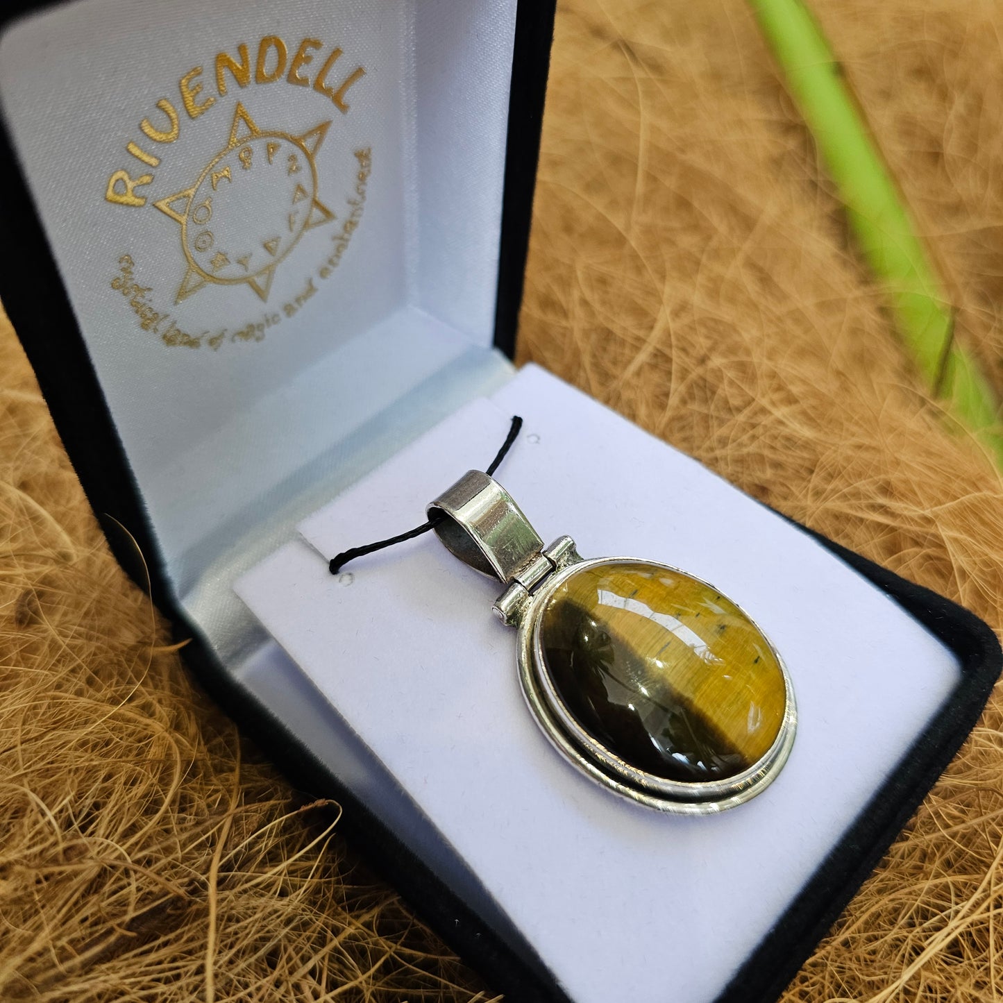 Tigers Eye Sterling Silver Pendant - Rivendell Shop
