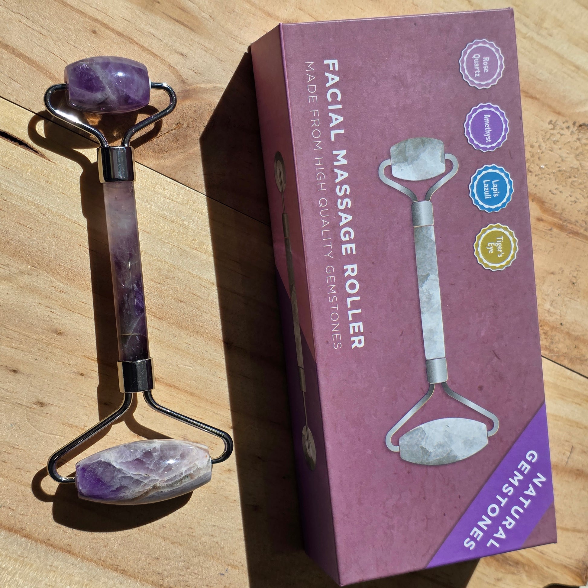 Amethyst Crystal Face Roller - Rivendell Shop