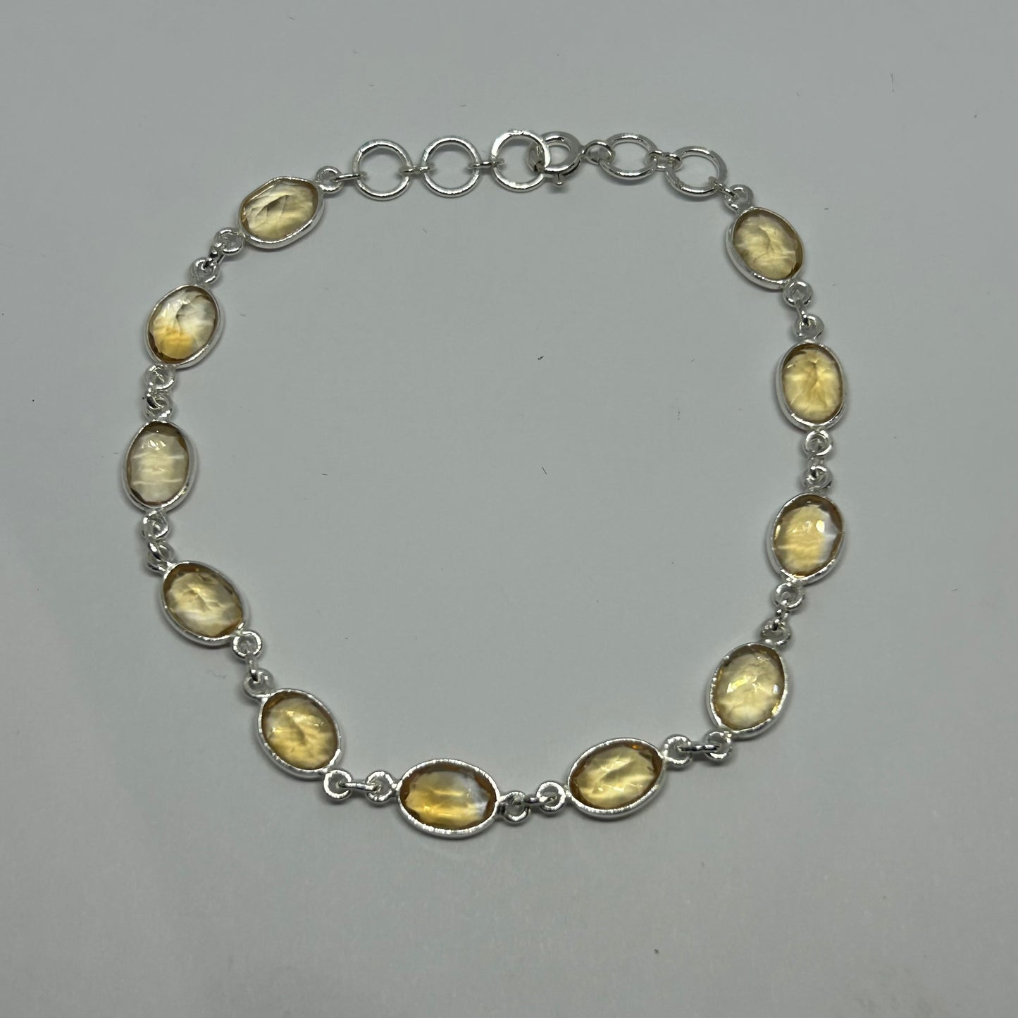 Citrine Sterling Silver Bracelet - Rivendell Shop