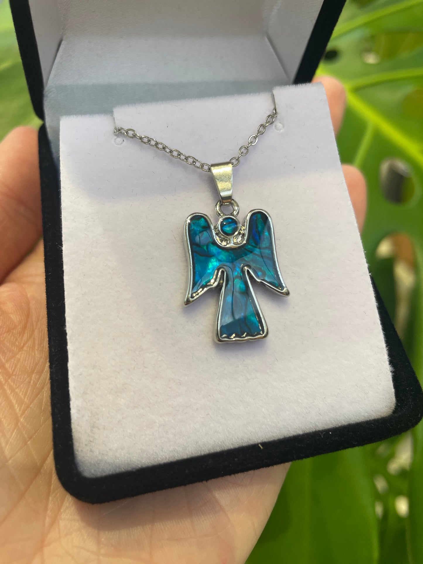 Paua Pendant - Angel - Rivendell Shop