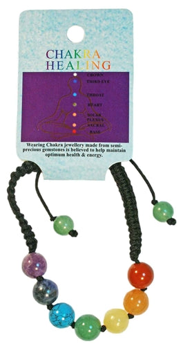 Chakra Healing Crystal Bracelet - Rivendell Shop