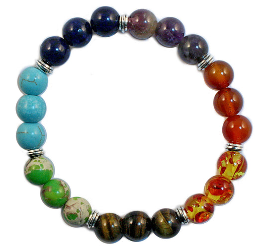 Chakra Healing Crystal Bracelet - Rivendell Shop