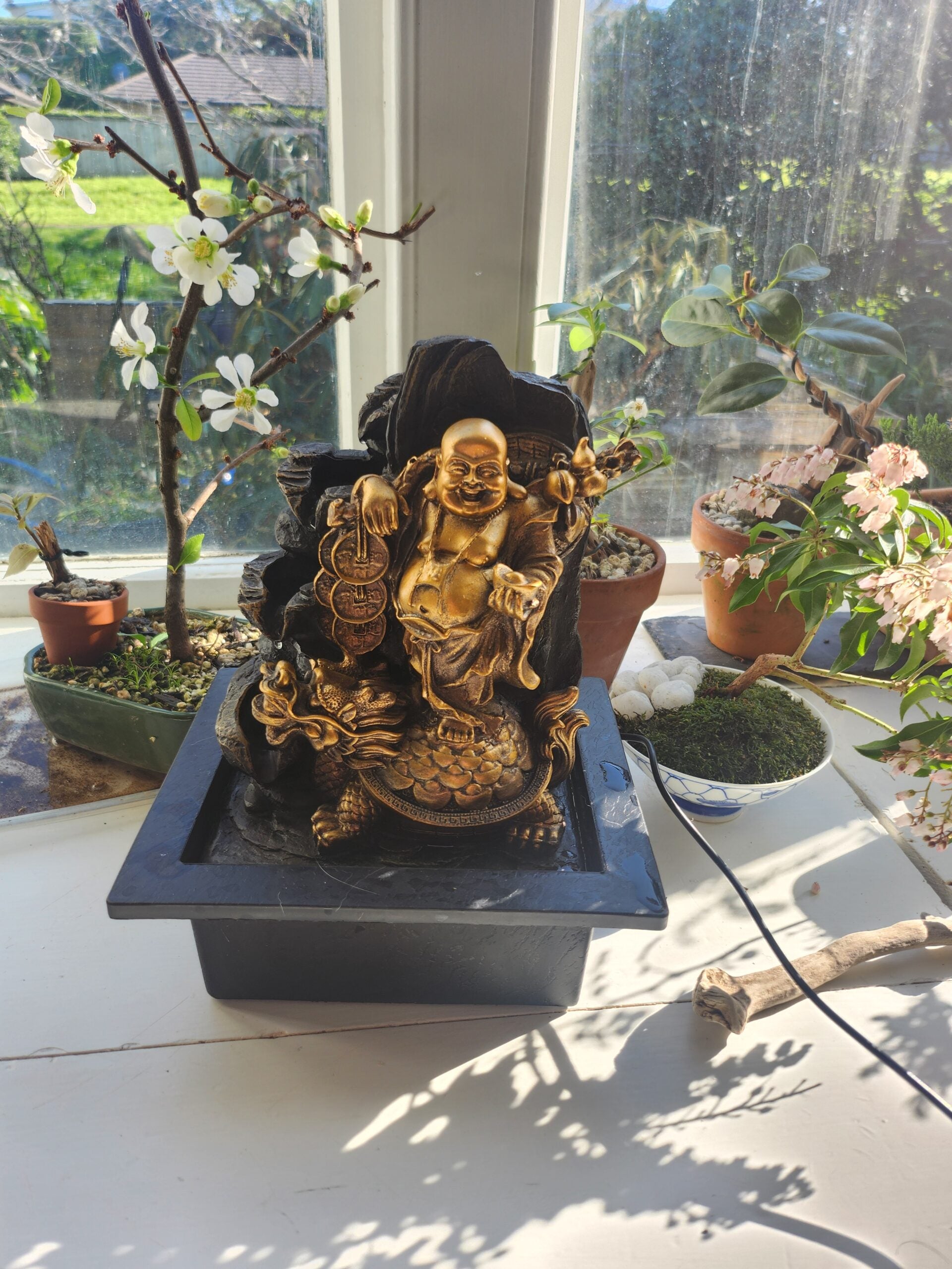 Laughing Buddha Water Feature - Rivendell Shop
