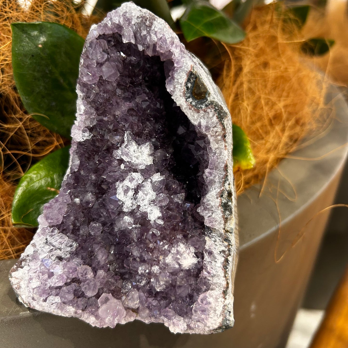 Standing amethyst