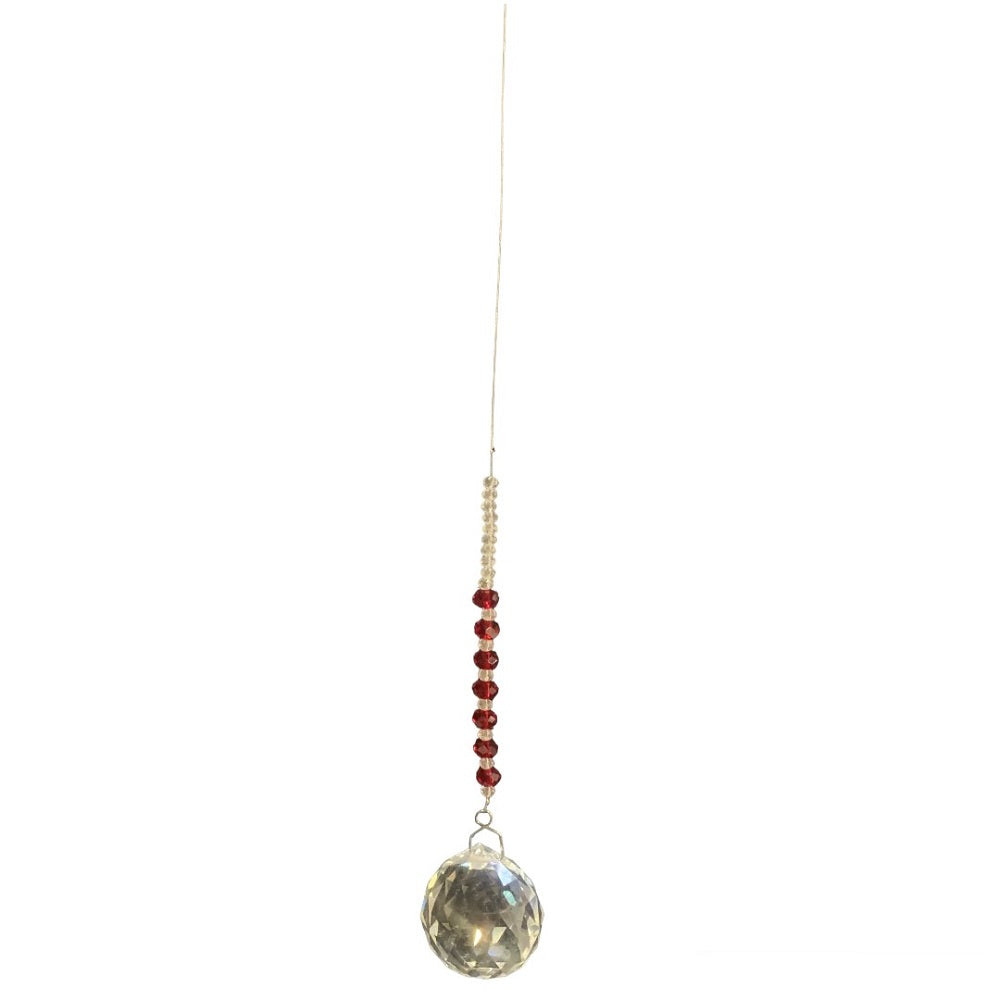 Red Diamond Bead Aurora Ball - Rivendell Shop