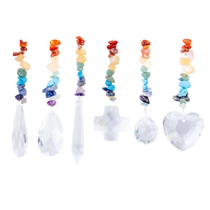 Chakra Gemstone & Crystal Sun Catcher - Rivendell Shop