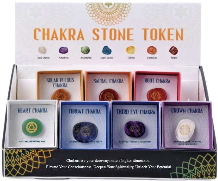 Chakra Stone Token - Crown Chakra - Rivendell Shop