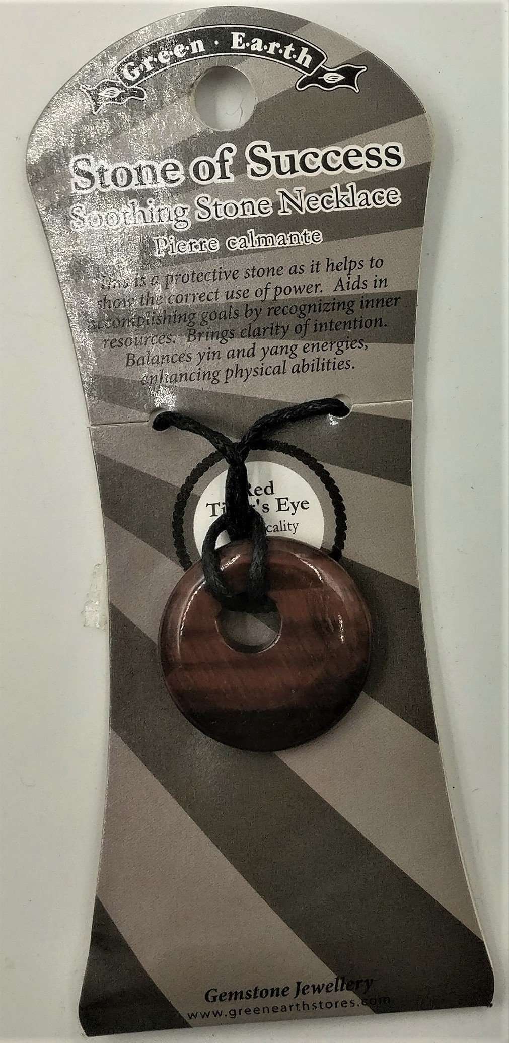 Red tigers eye pendant - Rivendell Shop
