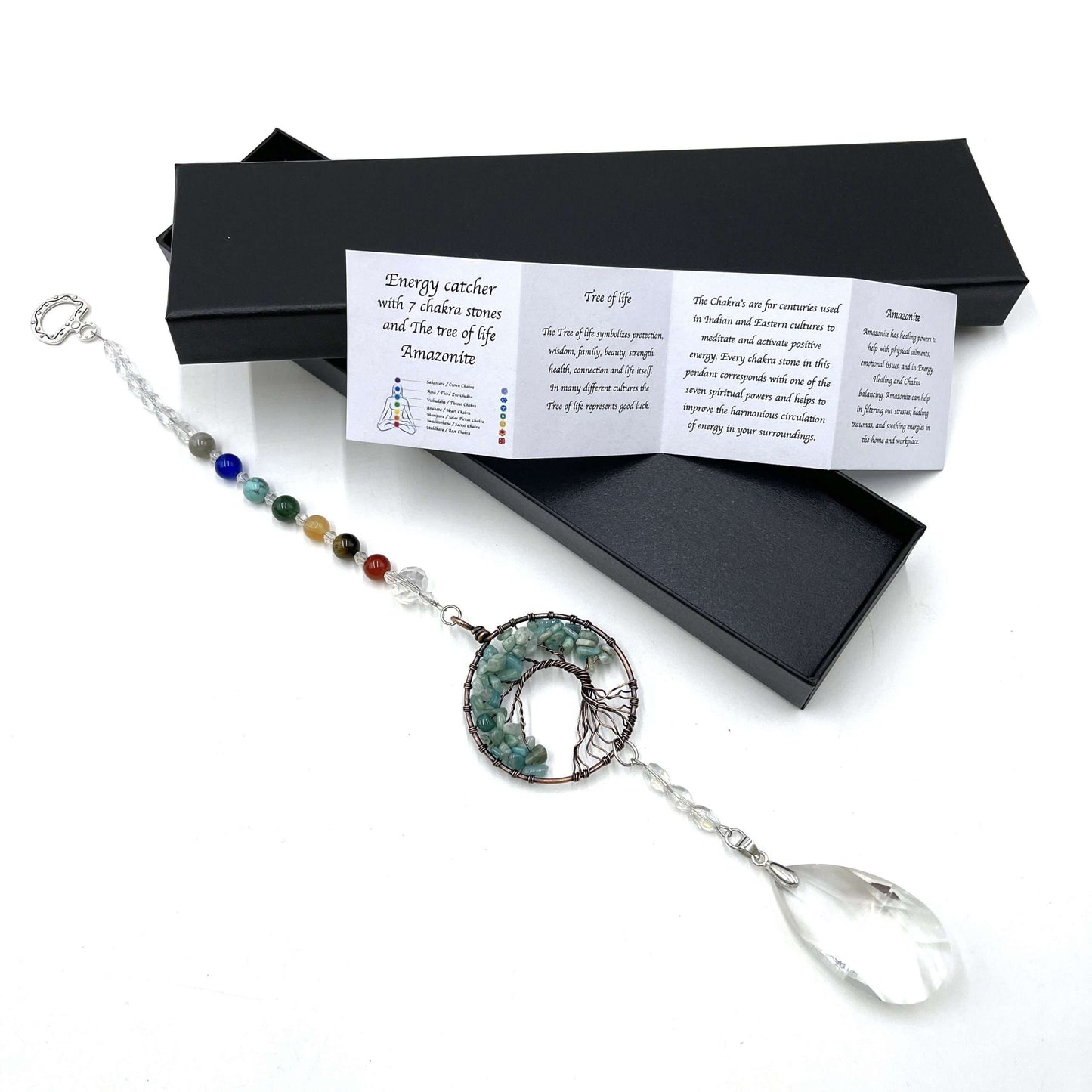 Tree of Life Suncatcher Amazonite - Rivendell Shop