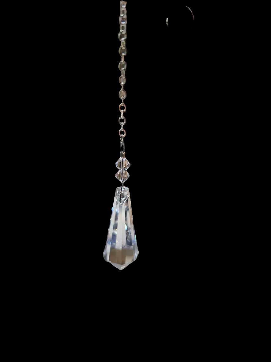 Clarus Pendulum Crystal Hanging 38mm - Rivendell Shop