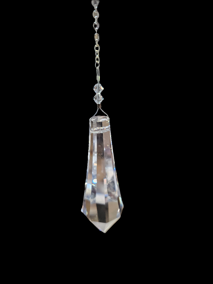 Clarus Pendulum Crystal Hanging 63mm - Rivendell Shop