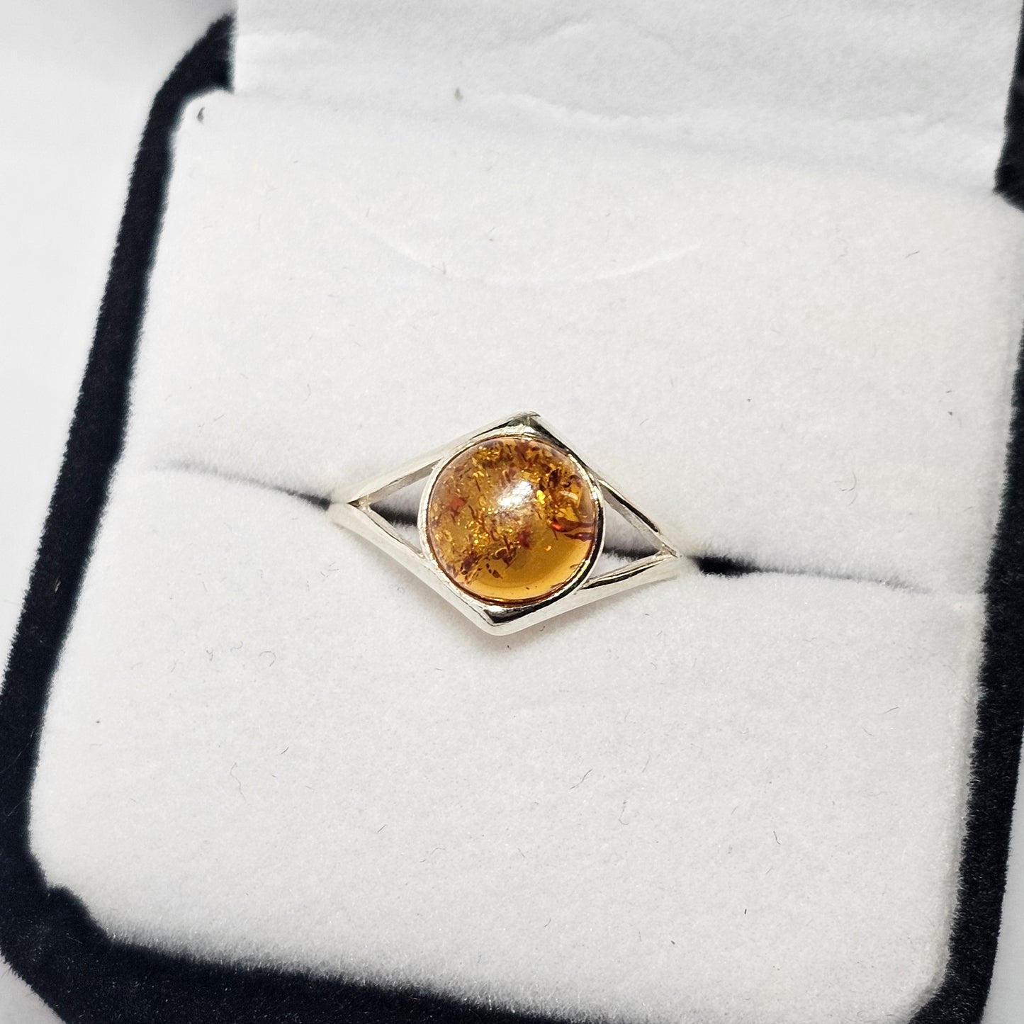 Amber Ring - Rivendell Shop