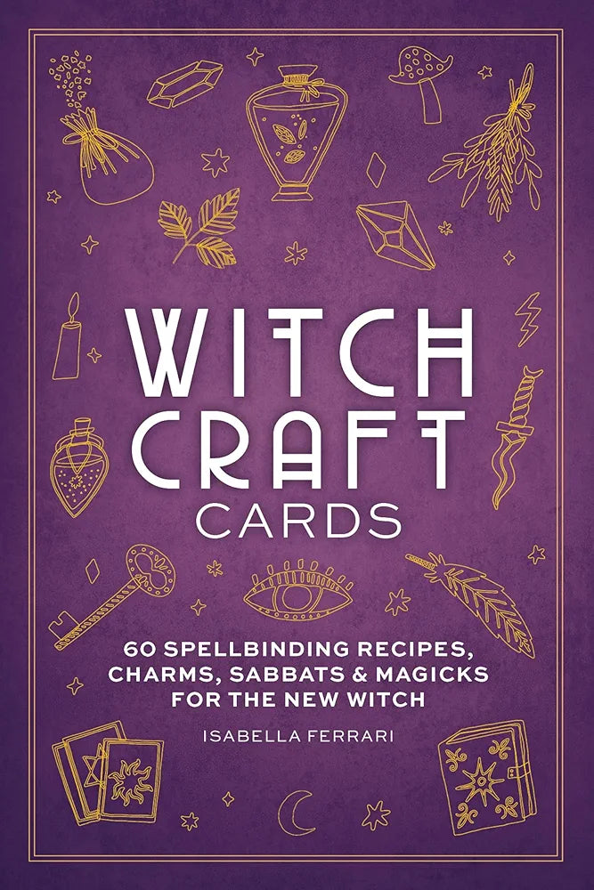 Witchcraft Cards: 60 Spellbinding Recipes, Charms, Sabbats & Magicks For The New Witch - Rivendell Shop