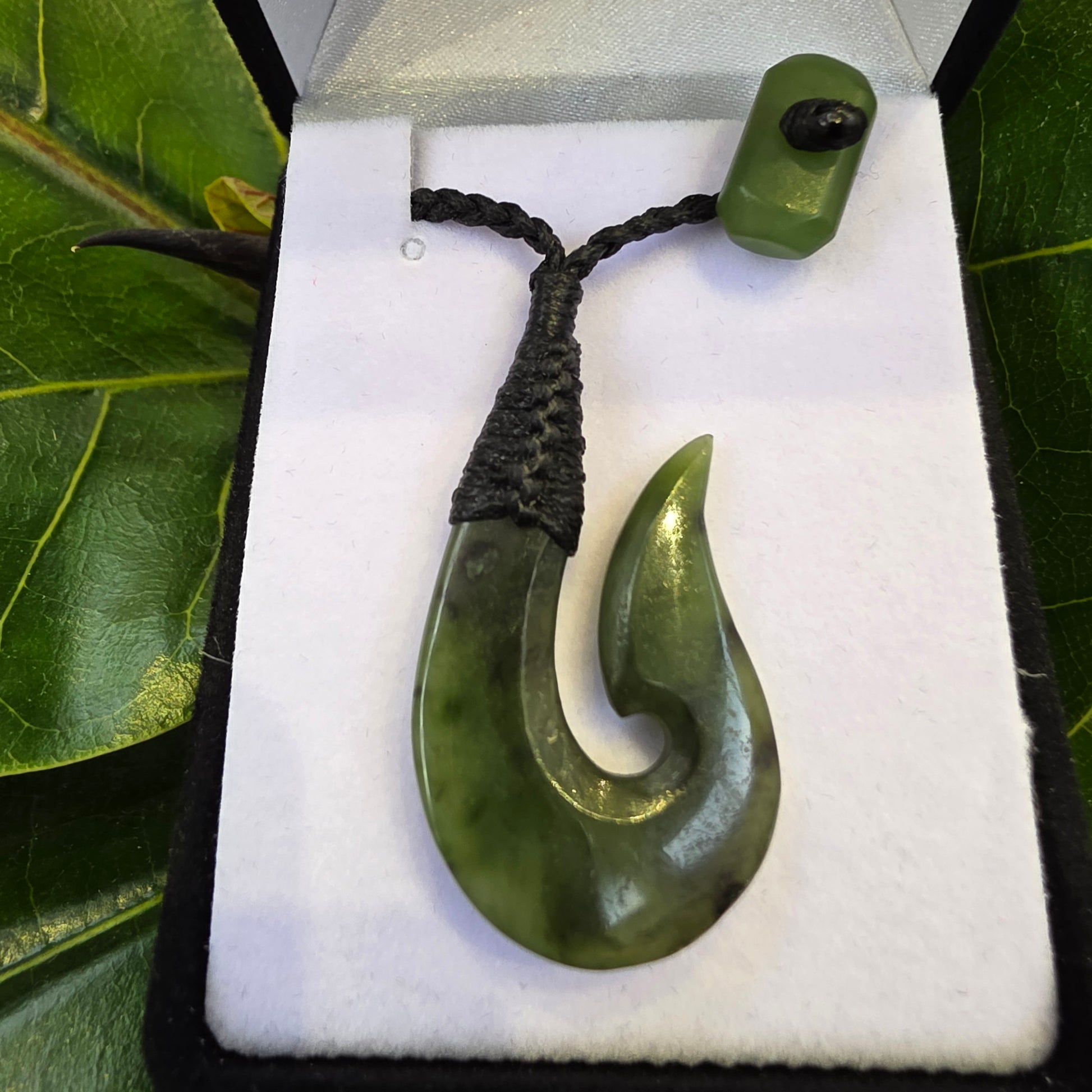 Greenstone Pendant - Hei Matau (Hook) - Rivendell Shop
