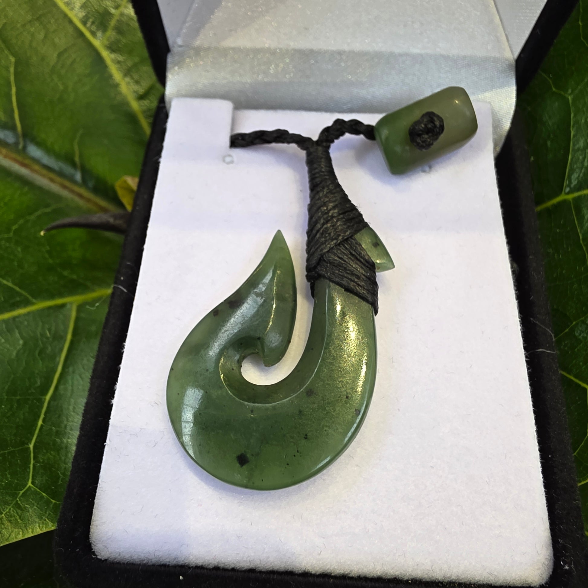 Greenstone Pendant - Hei Matau (Hook) - Rivendell Shop