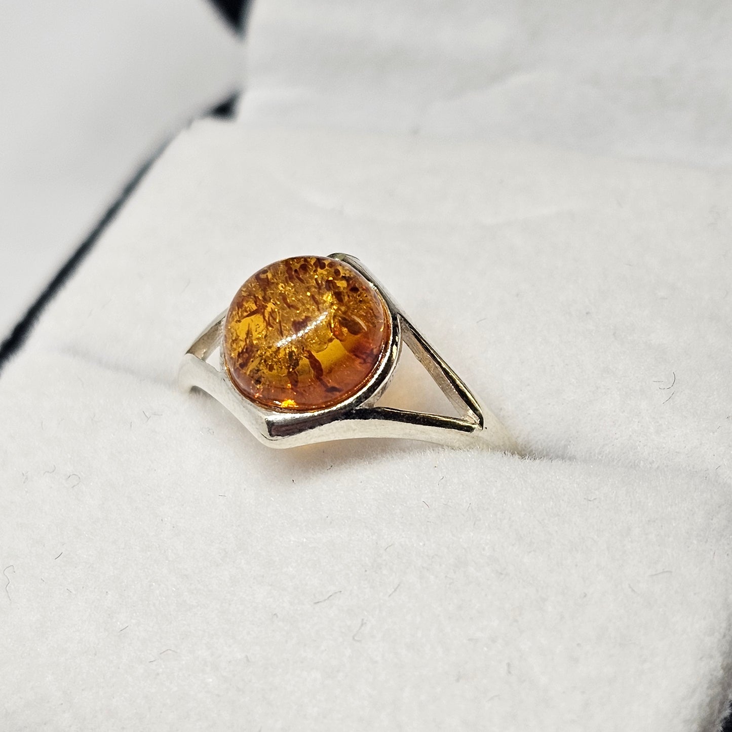 Amber Ring - Rivendell Shop