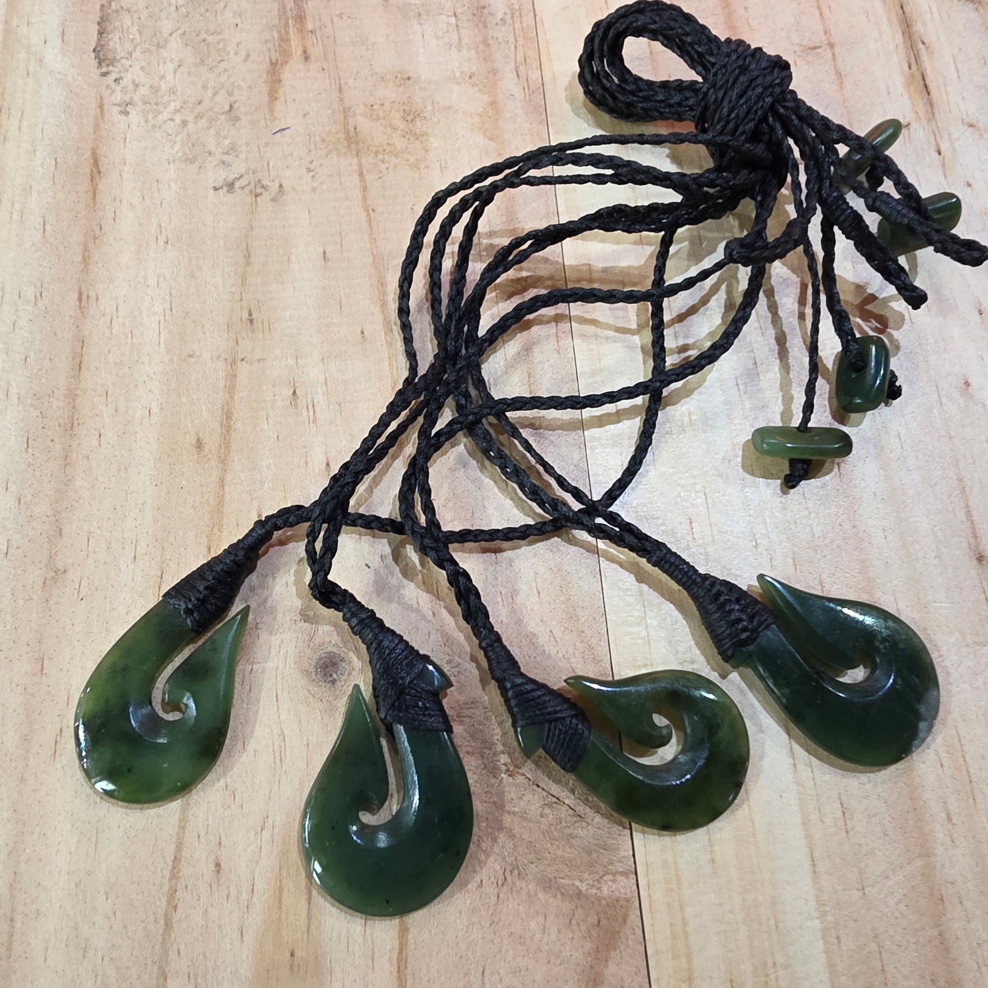 Greenstone Pendant - Hei Matau (Hook) - Rivendell Shop