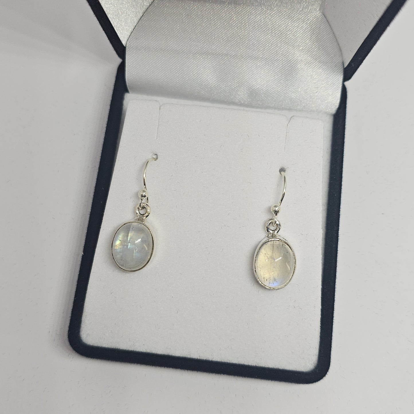 Moonstone Sterling Silver Earrings - Rivendell Shop