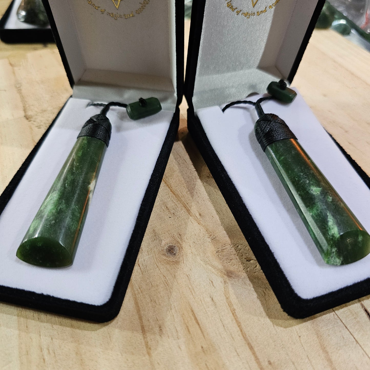 Greenstone Toki Pendant 80x20 mm - Rivendell Shop